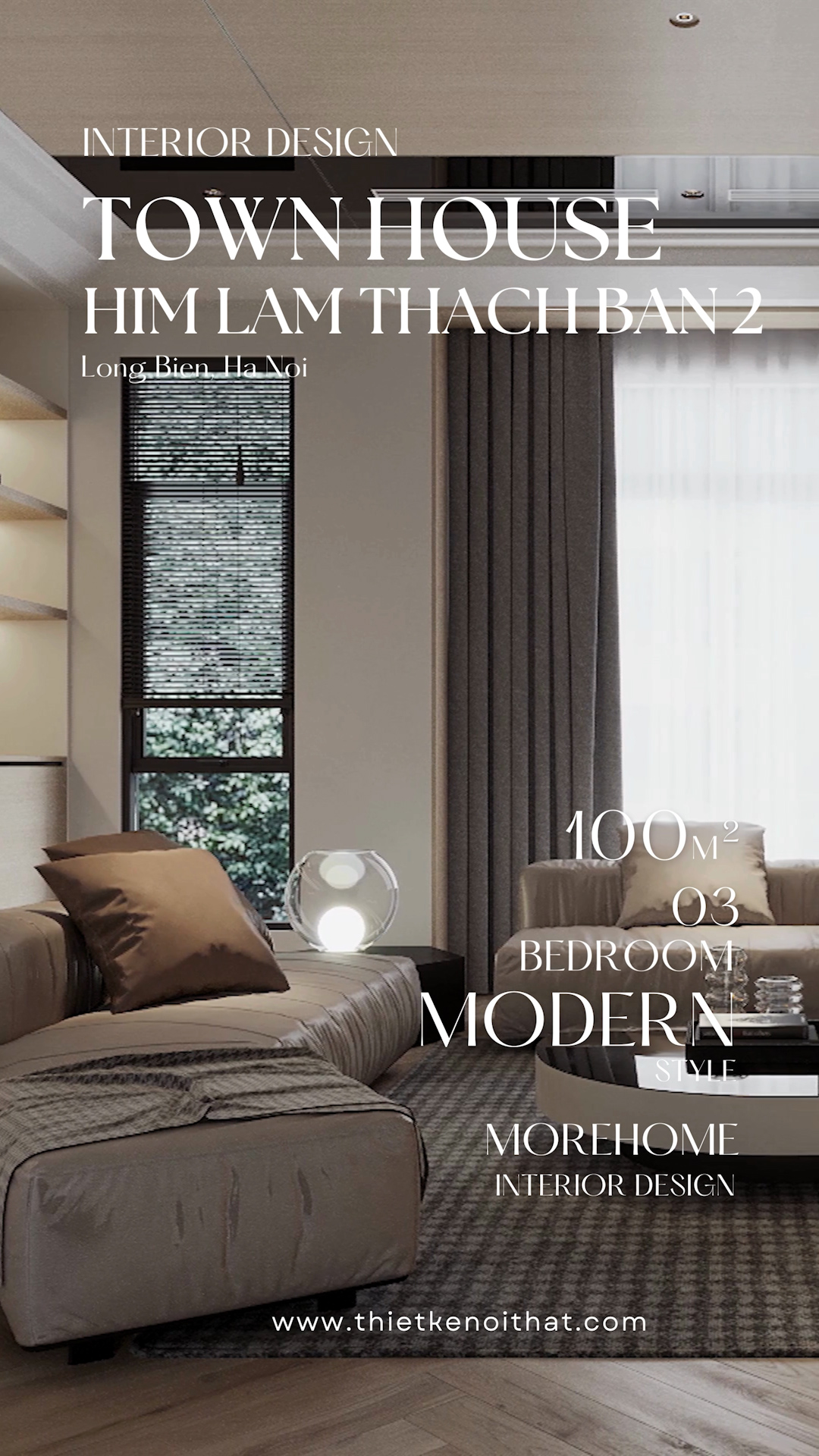 Lối Sống Đẳng Cấp Trải Nghiệm Nội Thất Sang Trọng Tại Town House Him Do Morehome Thiết Kế